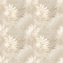 Purely Neutral 3506-41 Ivory Leaves by Satin Moon Designs for Blank Quilting
