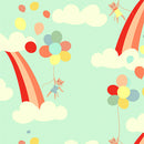 Purr Parade Flannel F42210a Meow in the Clouds by AGF Studio for Art Gallery Fabrics