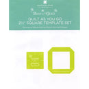 Missouri Star Quilt As You Go 2 1/2" Square Template Close Up Picture ASY317