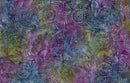 Quilt Blocks Batiks 22261-674 Purple/Green by Wilmington Prints.