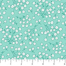 Quilting in Bloom 28838-64 Baby's Breath Turquoise by Lorelai Kuecker for Northcott