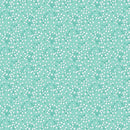 Quilting in Bloom 28838-64 Baby's Breath Turquoise by Lorelai Kuecker for Northcott