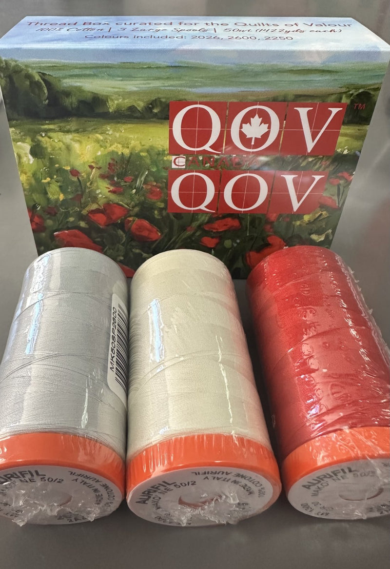 Quilts of Valour Aurifil 3 Large Spool Collection QOV1-LARGE