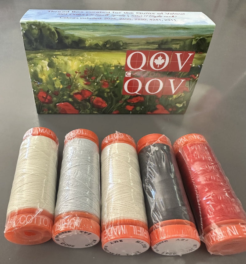 Quilts of Valour 5 Small Spool Collection Aurifil QOV1