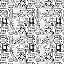 Quilty Helpurrs STELLA-DPJ3352 WHITE Pardon My Puns by Pammie Jane for Dear Stella