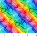 Radiant Rhapsody 10734-100 Bias Rainbow Multi by Patrick Lose for Patrick Lose Fabrics