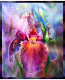 Rainbow Iris Panel 30112-X Multi Iris Panel by Carol Cavalaris for QT Fabrics