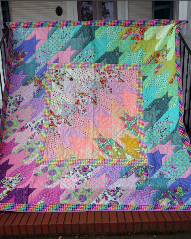 rainbow regalia free pdf quilt pattern picture