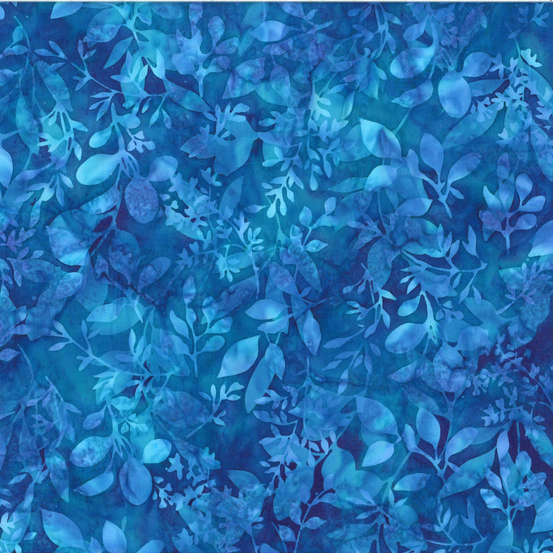 Rainbow Skies Batik W2574-87 Blueberry by Hoffman Fabrics