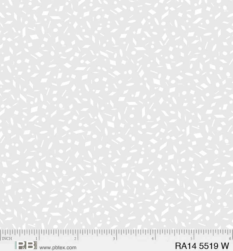 Ramblings 14 RA14 5519 W Confetti by P & B Textiles