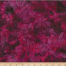 Raspberry Swirl Batik W2595-38 Burgundy by Hoffman Fabrics