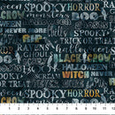 Raven's Call DP28950-99 Words Black Multi by Deborah Edwards and Melanie Samra for Northcott