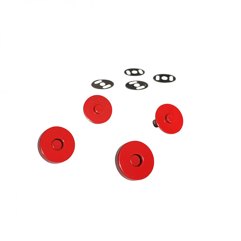 Sassafras Lane Magnetic Snaps 3/4" - Sets of Two Red SASSKIT011C