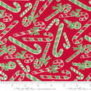 Reindeer Games 22441-13 Poinsettia Red by Me & My Sister Designs for Moda