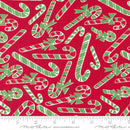 Reindeer Games 22441-13 Poinsettia Red by Me & My Sister Designs for Moda