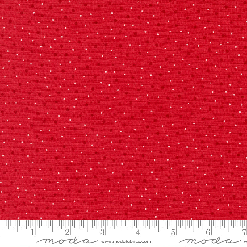 Reindeer Games 22447-13 Poinsettia Red by Me & My Sister Designs for Moda