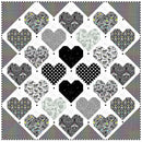 Retro Hearts Free PDF Quilt Pattern