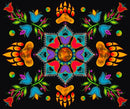 Revelation Bright Panel TMD-0003P Bear Paw Panel by Tracey Metallic for International Textiles