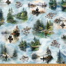 Rise and Cast Y5833-311 Lake by Hoffman Fabrics