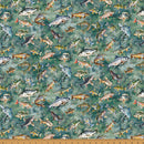 Rise and Cast Y5835-98 Moss by Hoffman Fabrics