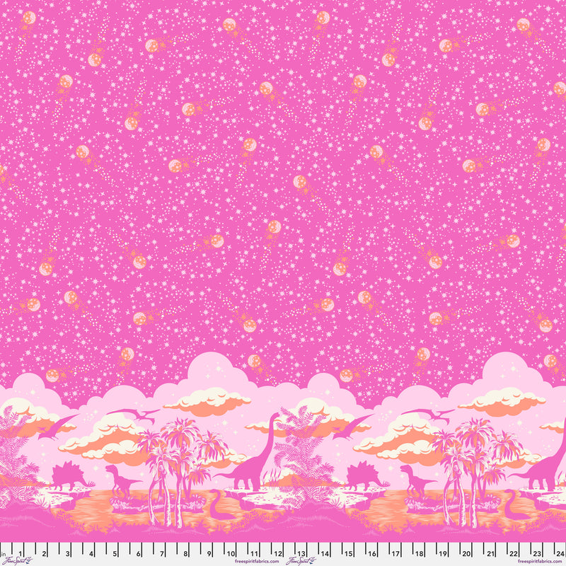 Roar! PWTP226.BLUSH Meteor Showers by Tula Pink for FreeSpirit