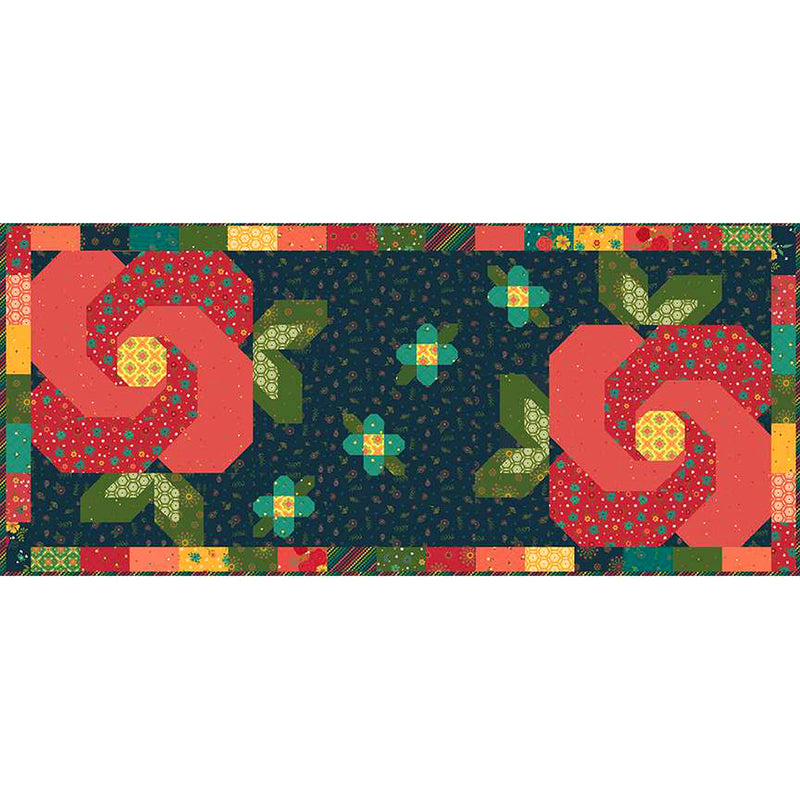 Rose Garden Table Runner Kit by Heather Peterson for Riley Blake Designs