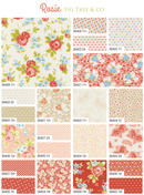 Rosie Charm Pack 35420PP by Joanna Figueroa of Fig Tree & Co. for Moda.