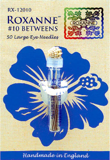 Roxanne Quilting/Betweens Needles - Size 10 - Large Eye