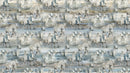 Running Free DP28589-42 Horses Blue Multi by Deborah Edwards for Northcott