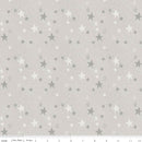 Safari Stargazing Flannel F15311-GRAY Boy Stars by RBD Designers for Riley Blake Designs