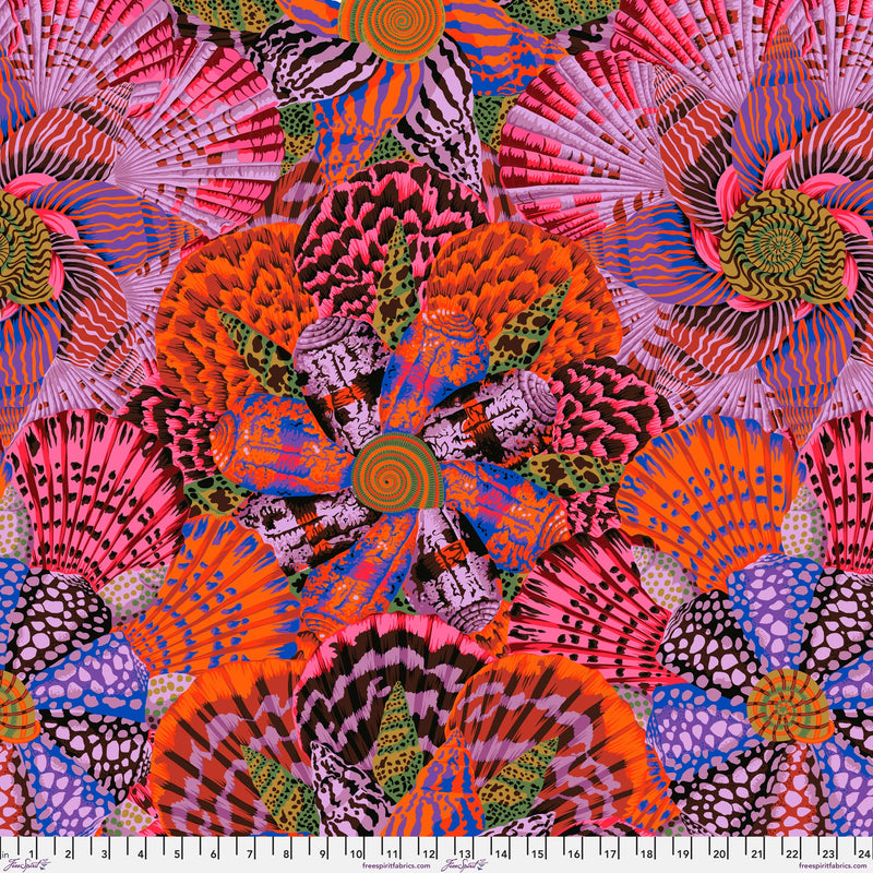 Sailor Valentine PWPJ121.RED by Philip Jacobs for the Kaffe Fassett Collective for Free Spirit