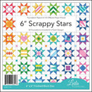 Package cover of Scrappy Stars Foundation Paper Pad shows colorful star designs and Leila Gardunia branding.