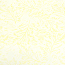 Scribbles Batik 83081-50 Pale Yellow Sketched Foliage by Banyan Batiks Studio for Northcott