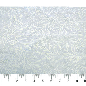 Scribbles Batik 83081-91 Dove Sketched Foliage by Banyan Batiks Studio for Northcott