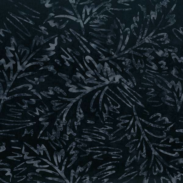 Scribbles Batik 83081-98 Soot Sketched Foliage by Banyan Batiks Studio for Northcott