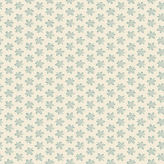 Seabreeze A-619-LB Gardenia Seastar by Edyta Sitar for Andover Fabrics