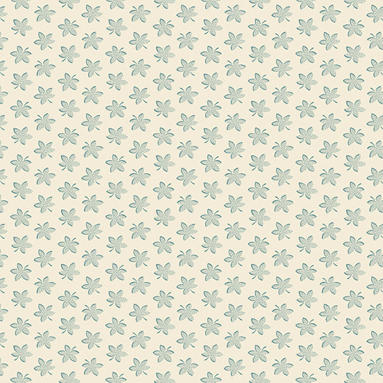 Seabreeze A-619-LB Gardenia Seastar by Edyta Sitar for Andover Fabrics