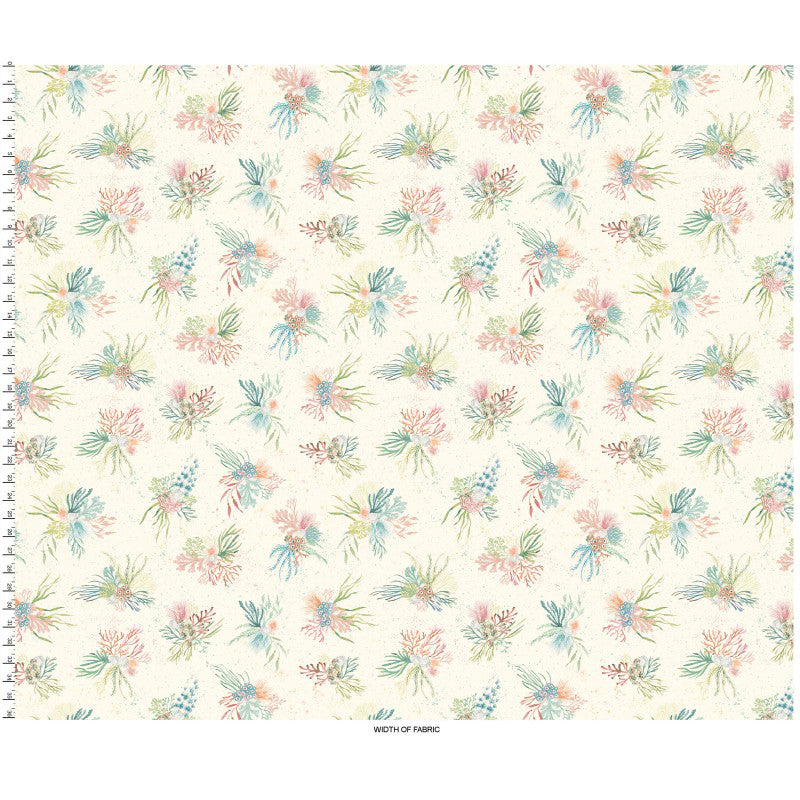 Seascape MAS10671-Z Multi Coral Clusters by Maywood Studio