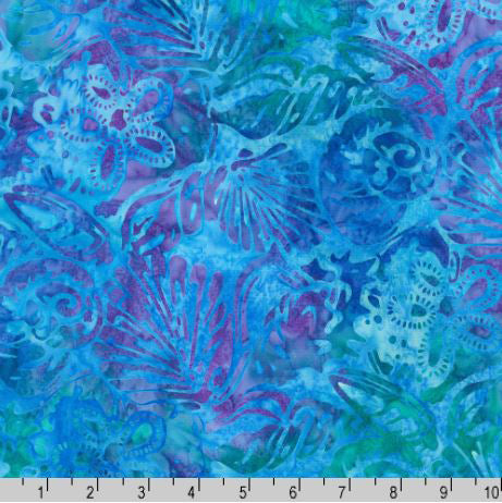 Seashore Batik AMD-22140-455 Seascape by Lunn Studios for Robert Kaufman