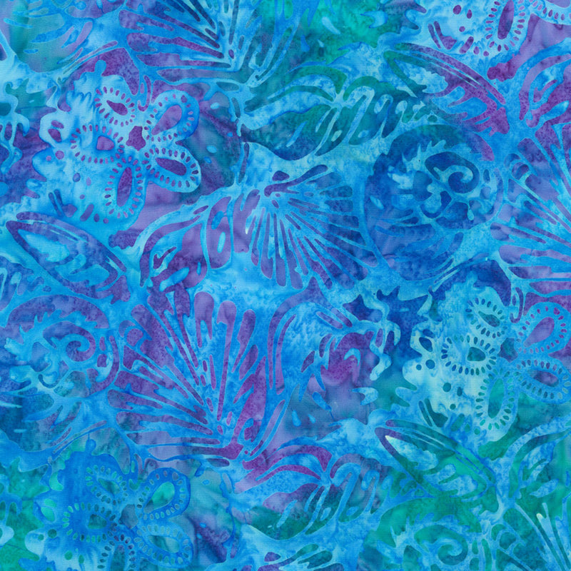 Seashore Batik AMD-22140-455 Seascape by Lunn Studios for Robert Kaufman