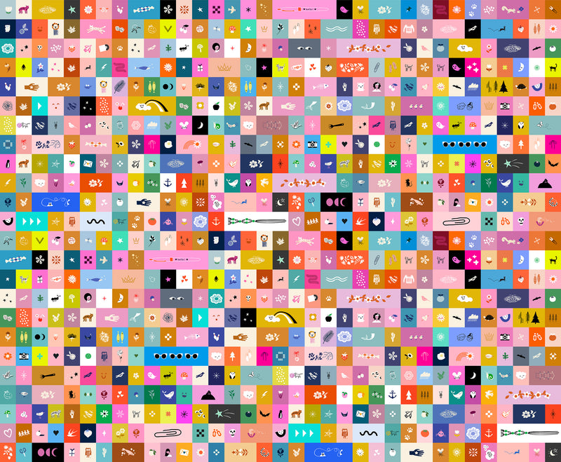 Selvedge Magic RS5181-11 Multi Selvedge Icons by Ruby Star Society for Moda