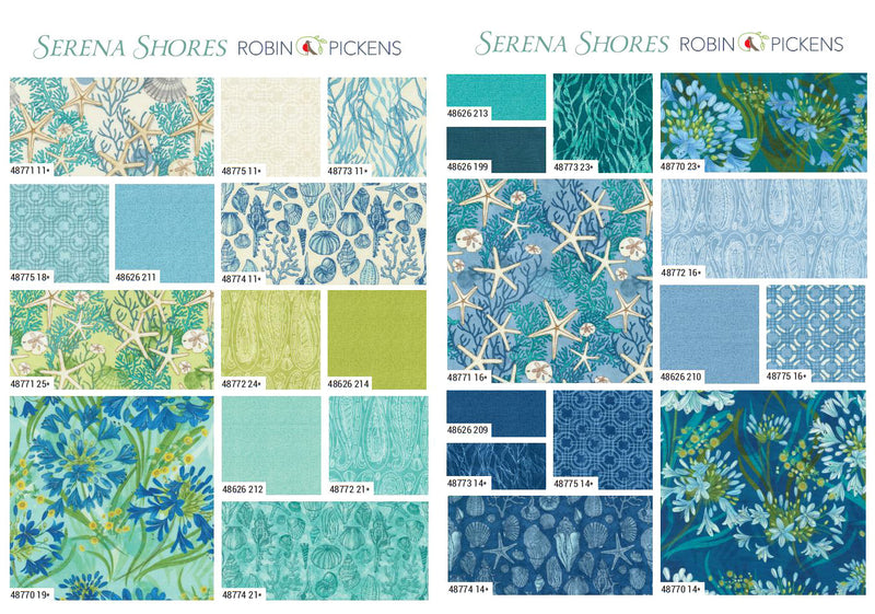 Serena Shores Charm Pack 48770PP by Robin Pickens for Moda