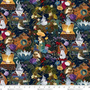 Serenade 2145-78 Navy Critters by Gina Matarazzo for Henry Glass Fabrics