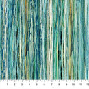 Serenity Springs DP29069-44 Stripe Blue Multi by Deborah Edwards and Melanie Samra for Northcott Fabrics