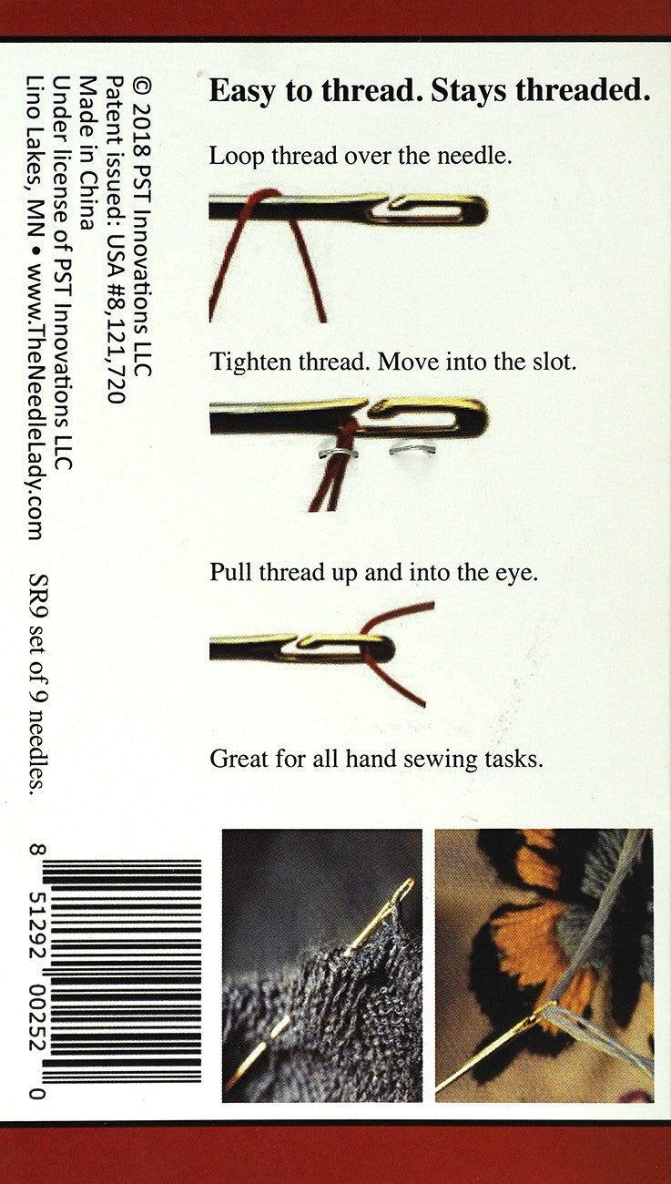 Sew Right Side Threading Needles - 9pc