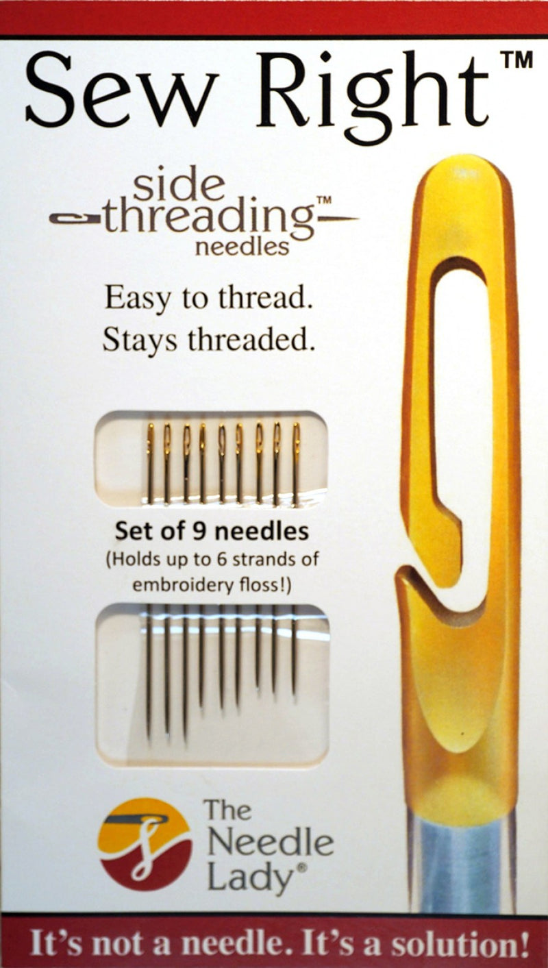 Sew Right Side Threading Needles - 9pc