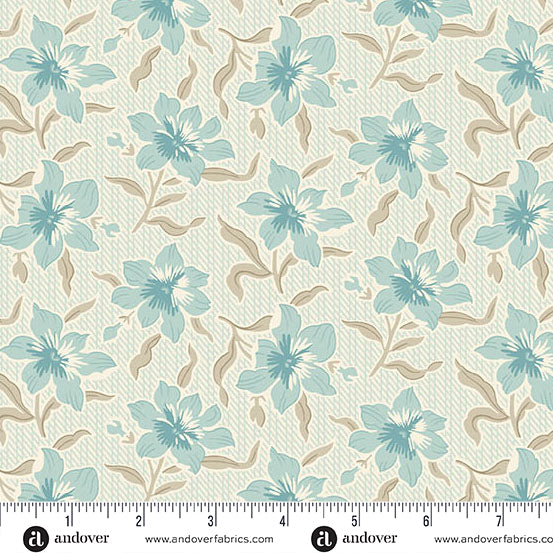 Sewing Bird A-1604-L Water Lilly by Edyta Sitar of Laundry Basket Quilts for Andover.