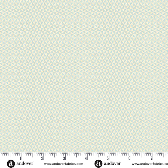 Sewing Bird A-1609-L Ice Half Square Triangle by Edyta Sitar of Laundry Basket Quilts for Andover.