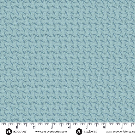 Sewing Bird A-1611-B Denim Ribbon Weave by Edyta Sitar of Laundry Basket Quilts for Andover.