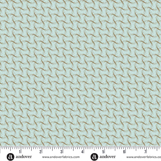 Sewing Bird A-1611-LB Adriatic Ribbon Weave by Edyta Sitar of Laundry Basket Quilts for Andover.